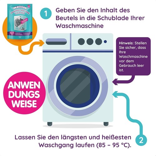Vamoosh Washing Machine Cleaner 175 g - Picture 2 of 6