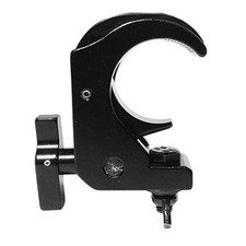 Global Truss Snap Clamp/BLK Medium Duty Hook Style Clamp - Black Finish