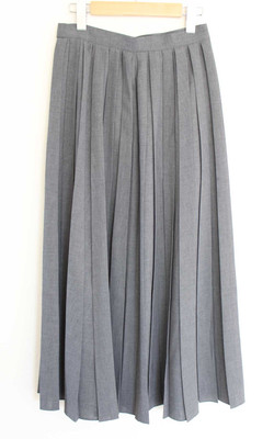 スカート philme pleats skirt gray Enfold Gray Box Pleated Skirt Long Length Size 38 Women's
