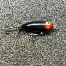 Heddon Tiny Torpedo Vintage Topwater Lure 360 B Black Uncatalogued Rare Color