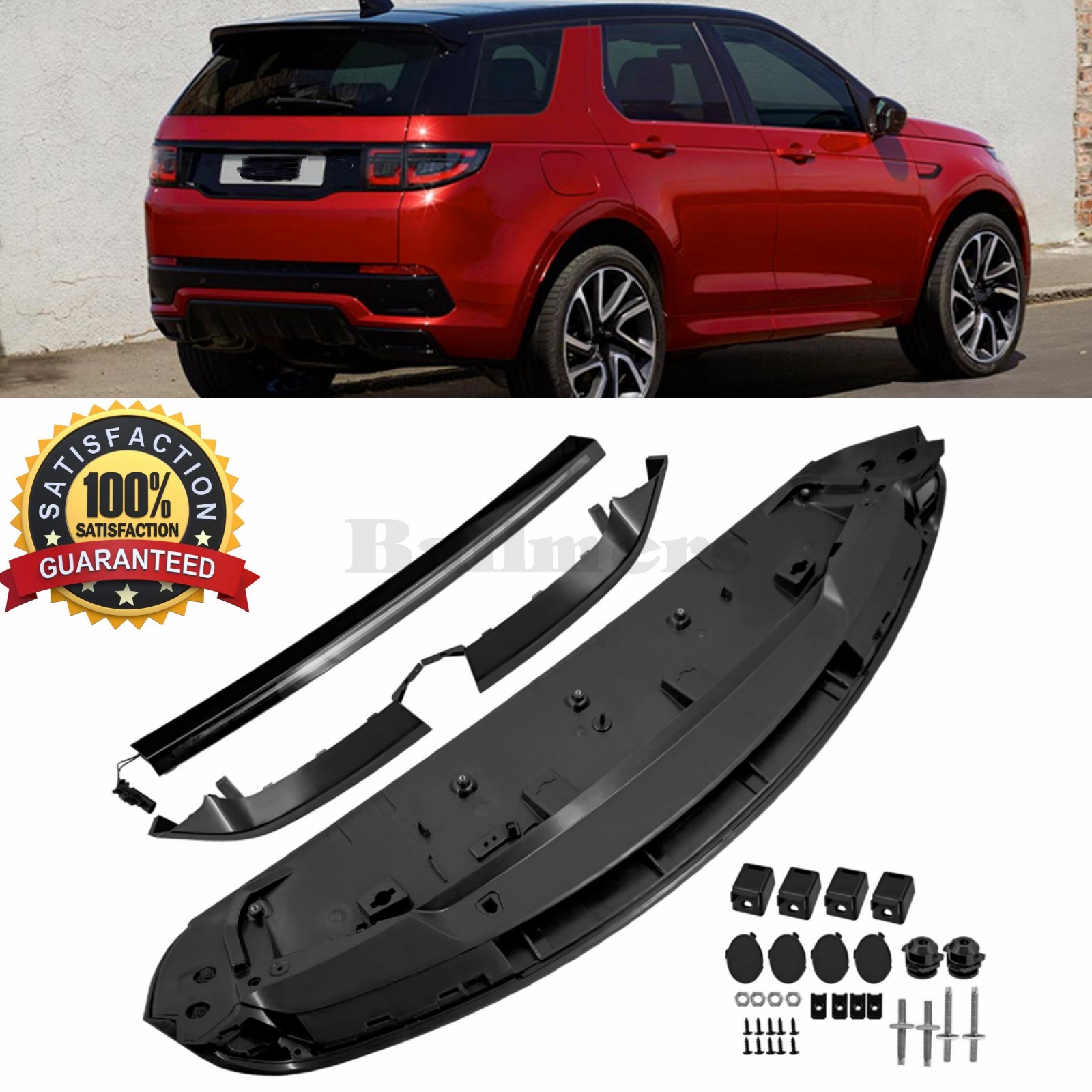 LR164215 Rear Trunk Lid Spoiler Wing For 2015-2023 Land Rover Discovery Sport