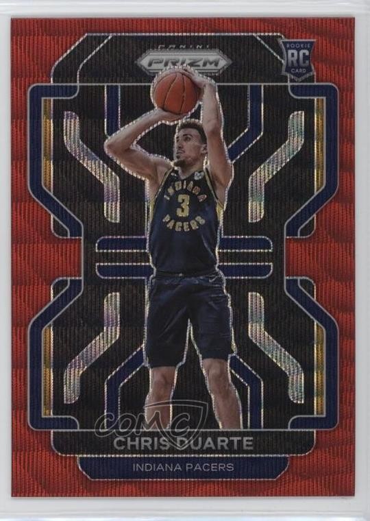 2021-22 Panini Prizm Ruby Wave Prizm Chris Duarte #315 Rookie RC