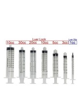 Variety Pack Syringes. 5ml 10ml 20ml 30ml