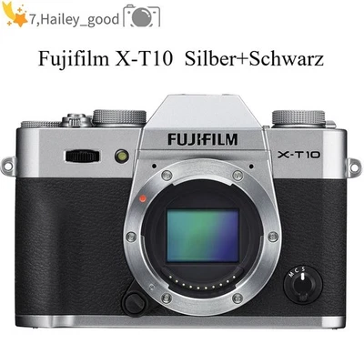 Fujifilm X-T10 spiegellose Kamera (nur Gehäuse) 16,3 Megapixel, Silber+Schwarz - Bild 1 von 4