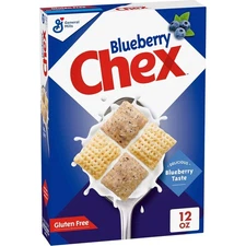 Blueberry Chex Cereal, Gluten Free Breakfast Cereal, Made with Whole Grain, 12