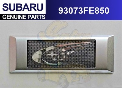 Subaru IMPREZA WRX STI Genuine Rear Emblem Badge Carbon SWRT 93073FE850 NEW