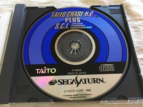 Taito Chase H.Q. Special Police S.C.I. Sega Saturn SS "good" Japan Used