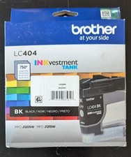 Brother Black Ink LC 404 Exp 01/2027 MFC-J1205W MFC-J1215W