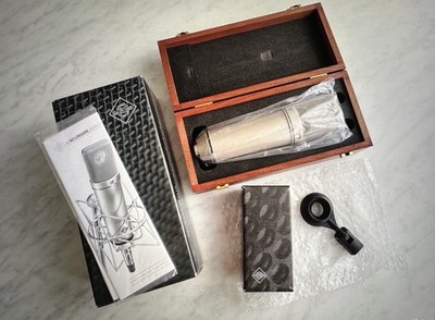 Neumann U 87 Ai Large-Diaphragm Studio Microphone w/ Factory Box & Case