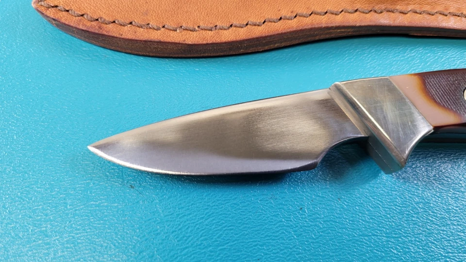 Cuchillo de dedo pequeño vintage Schrade Cutlery 1560T Old Timer + funda y caja TR705 Foto 4 de 4