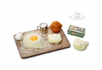 For Calico Critters Miniature Dollhouse Baking Set 1:12 Scale Food Kitchen