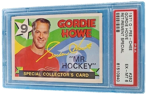 O-Pee-Chee Gordie Howe Ice Hockey Sports Trading Cards