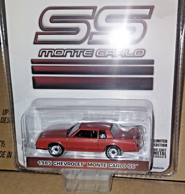 ブロンコ & Continental ポスターセット Greenlight 1985 Chevy Monte Carlo SS Burgandy Candy Apple