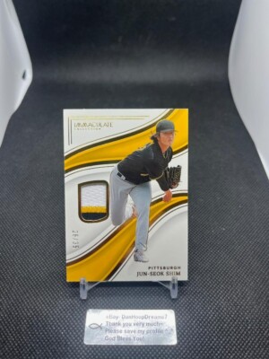 2023 Panini Immaculate Collection Patch JUN-SEOK SHIM #28/35