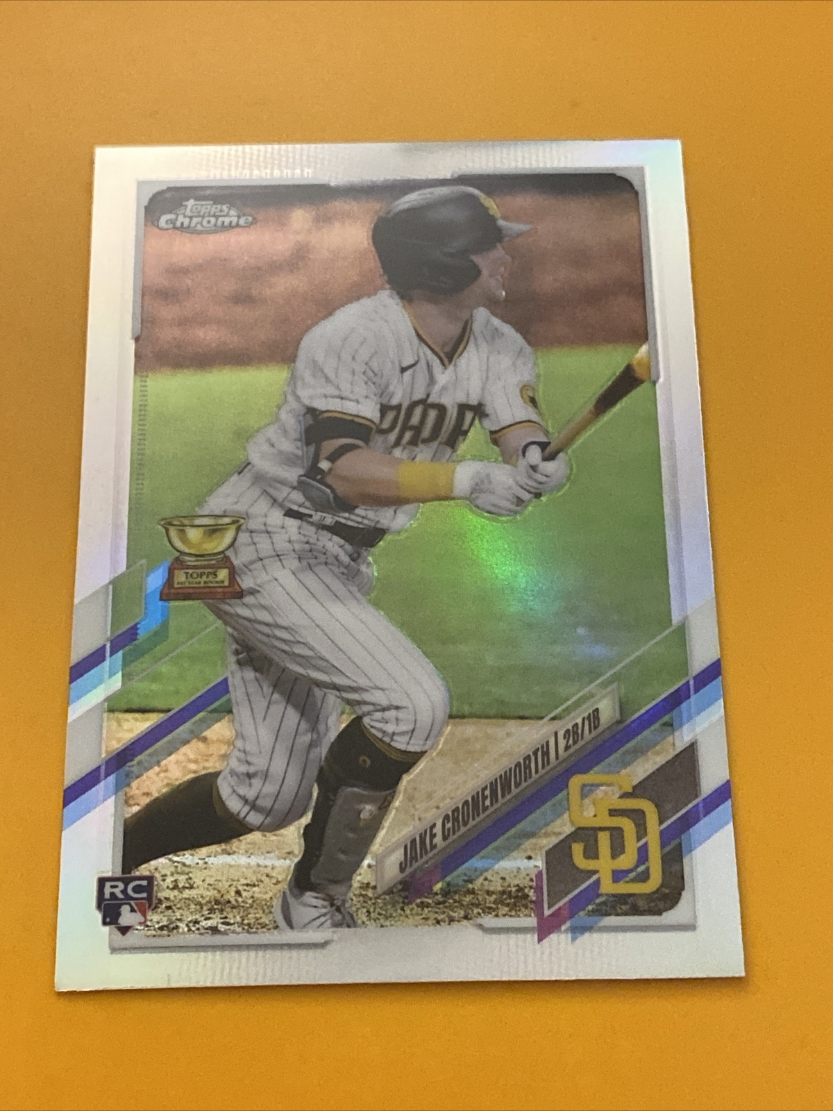 2021 Topps Chrome Jake Cronenworth Refractor RC #49 PADRES