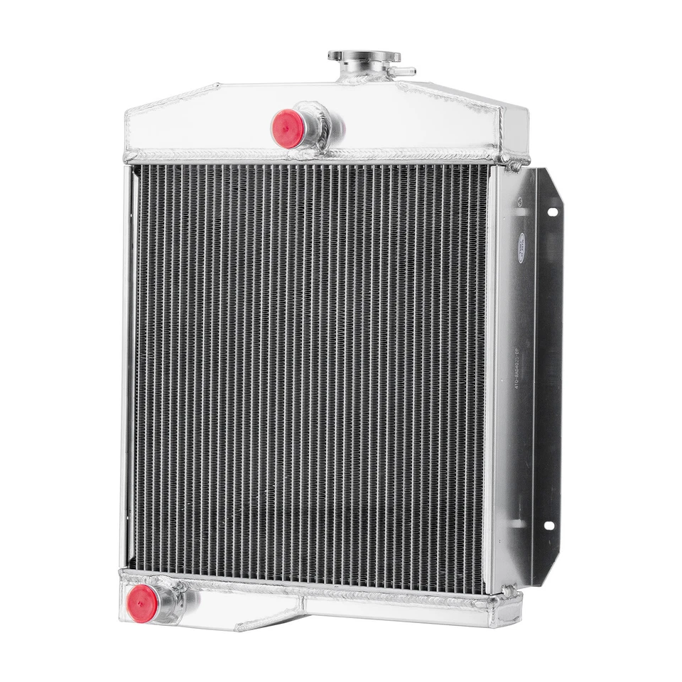 3Row Aluminum Radiator For 1955 Jeep Willys 1959-1971,61 Jeep CJ3 CJ5 CJ6 Manual Foto 2 de 4