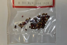 LIONEL NO. 700E-165 RUBY RED RHINESTONES MARKER LAMP(JEWELS) 12 DOZEN WHOLESALE