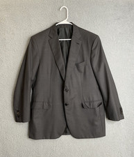 BRIONI COLOSSE Sport Coat Charcoal Gray 160'S 2-Button Italy Blazer 44L