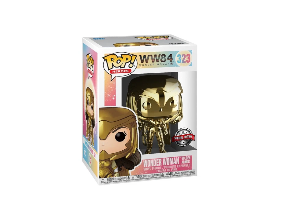 Figurine - Pop! Heroes - Wonder Woman 1984 - Wonder Woman Golden Armor - N° 323  - Photo 2/3