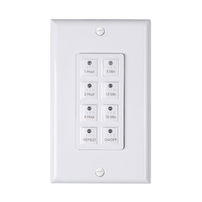 BN-LINK Countdown Digital In-wall Timer 5,15,30,60mins,2,4 hours for lights