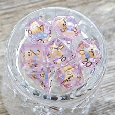 Sage's Familiars - Teddy Bear Familiar Resin Polyhedral Dice Set