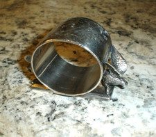 Beautiful Antique Victorian Silver Plate Figural Napkin Ring