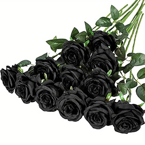 12Pcs Realistic Artificial Rose Bouquet for Weddings, Birthdays, and More for Fl - Picture 8 of 22