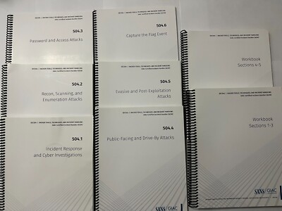 SANS SEC504 2022 Hackers Tools, Techni, & Incident Handling Course ...