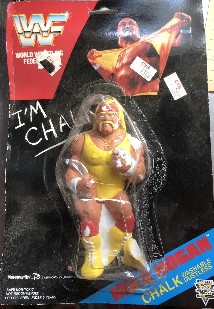 NOS VTG 1991 Titan Sports WWF HULK HOGAN RARE CHALK FIGURE-See