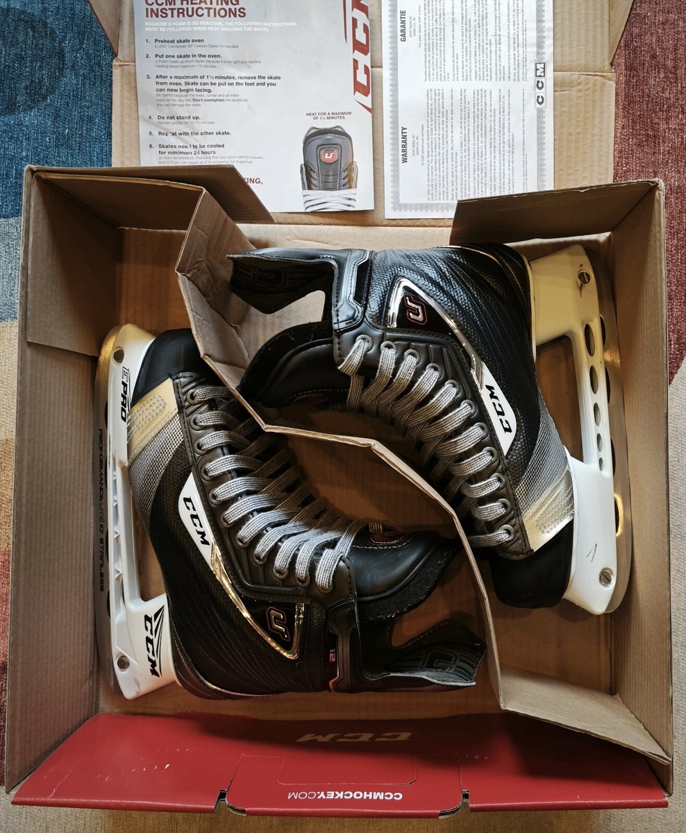 CCM U+ 12 Skates Men\'s ultralight Blade EPro Size 9 Shoes 10.5 CCM U+ Pro Ice hockey Skates | SkatePro main image 3