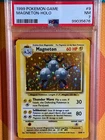 1999 Pokemon Game Base Set Game Magneton Holo #9 PSA 7 NM