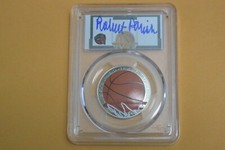 2020-S US Basketball Hall of Fame Silver 50C PCGS PR70 First Day Robert Parish
