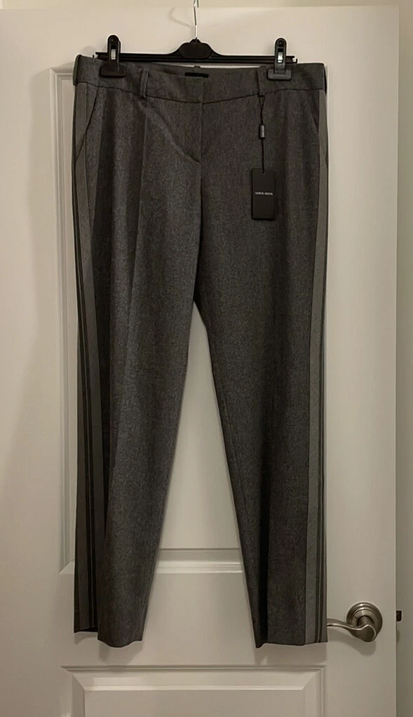 Giorgio Armani — BNWT GIORGIO ARMANI WOMENS WOOL CASHMERE TROUSERS, PANTS, SIZE 46IT