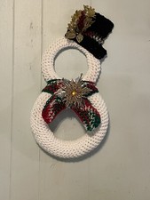 Snowman wreath