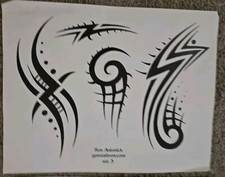 Vintage Tattoo Wall Flash Art Sheet