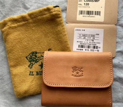 IL BISONTE Nume key case coin purse Leather Used Near Mint Japan