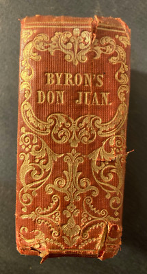 Lord Byron; Don Juan in Sixteen Cantos; London / Cornish and C°; um 1830; EC