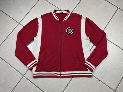 Levi's Open League Mens XLarge XL Red Full Zip Track Varsity Levi's Open League Mens XLarge XL Red Full Zip Track Varsity