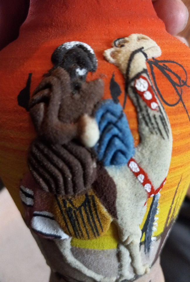 Vase sand Art work 7 inches is 3D eBay