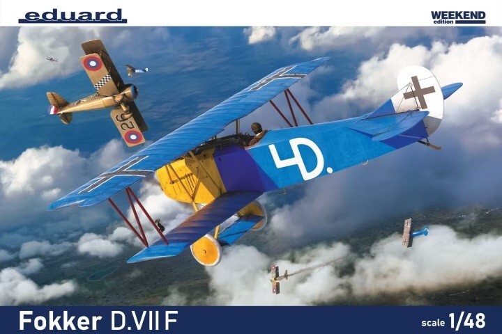 Eduard 8034 1:48th scale Fokker D.VIIF Weekend Edition