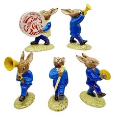 *TOP POP* RARE ROYAL DOULTON BLUE COLOURWAY BUNNYKINS OOMPAH BAND ** LTD 250 **