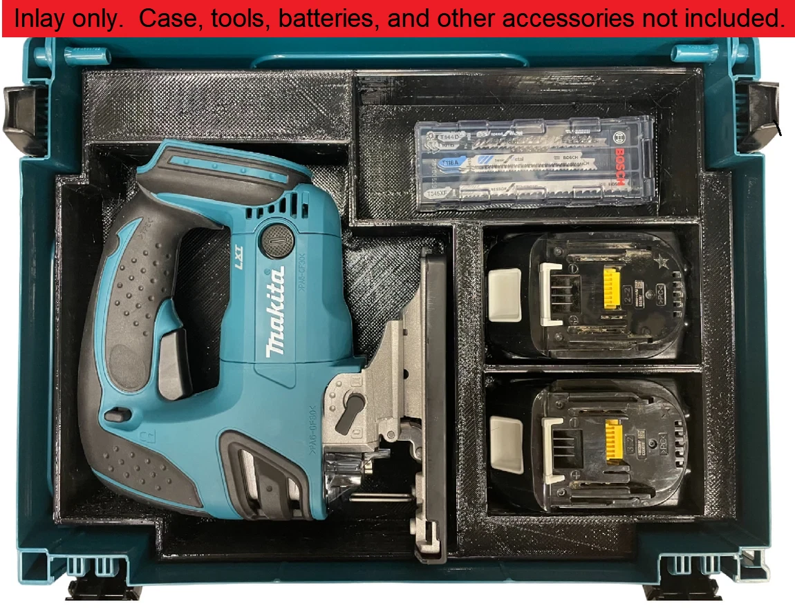 MAKPAC Case Inlay for Makita 18V Jigsaw