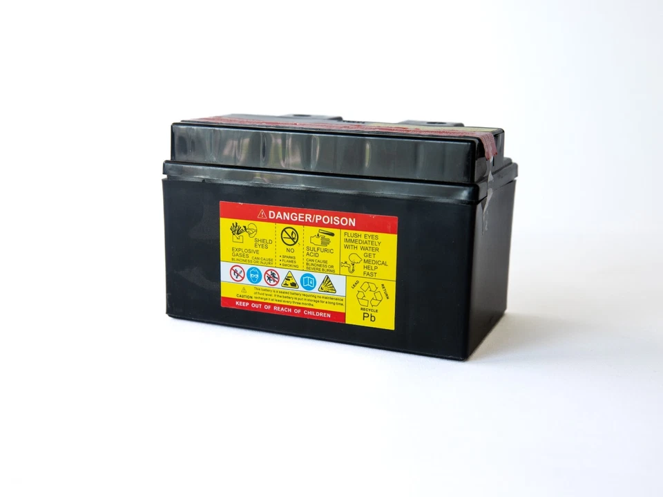 DUCATI DESMOSEDICI RR 1000 2008-09 AGM BATTERY OEM REPLACEMENT EXCEED YT12B-BS - Image 3 of 4