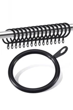 WANXIANG 50 pcs Metal Curtain Rings with Eyelet 1-1/4 inch Inner Diameter 50pcs