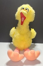 VTG Talking Big Bird Sesame Street 1992 22" Plush Toy Pull String Tested Works