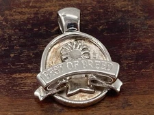 Lisa Welch Best of Breed Show Dog Canine Ribbon Sterling Silver Pendant Charm