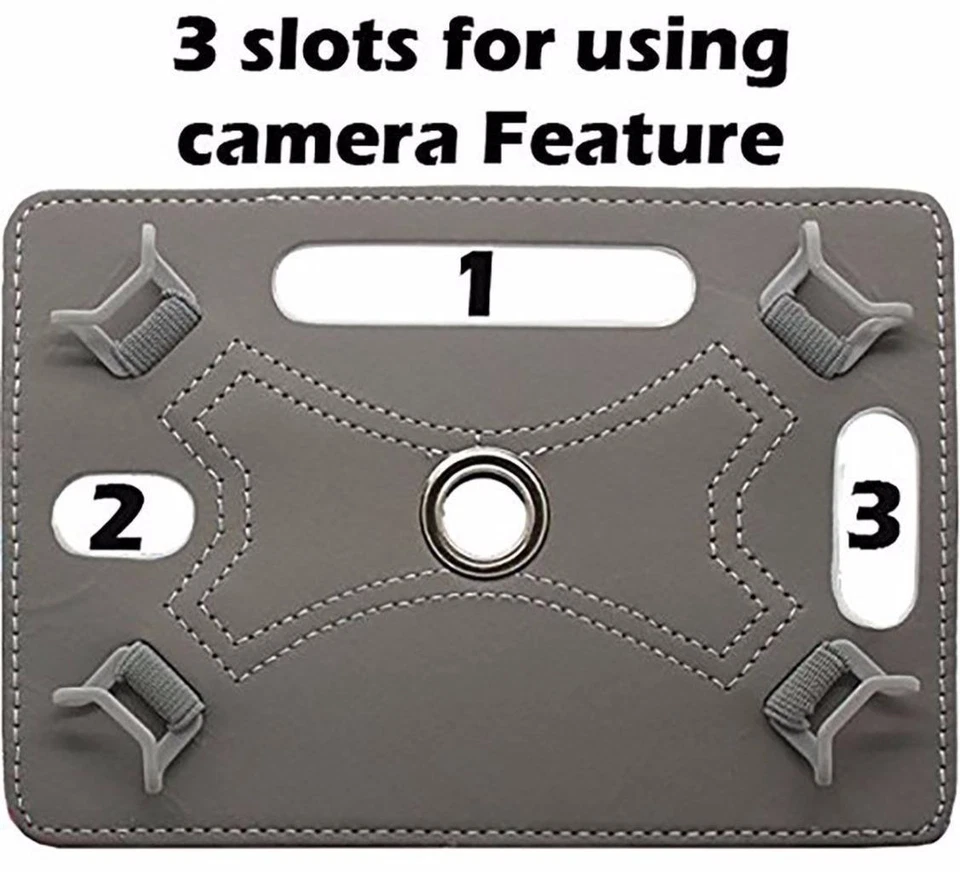 Black Folio Faux Leather Box Case Cover For Android G PAD TAB Tablet PC 7" w/PEN - Image 2 of 4