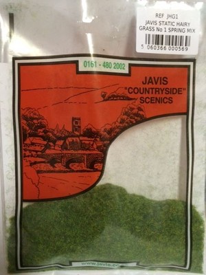 Javis Manufacturing Hairy Grass Spring Mix 2mm (1pc)  2MM Scale