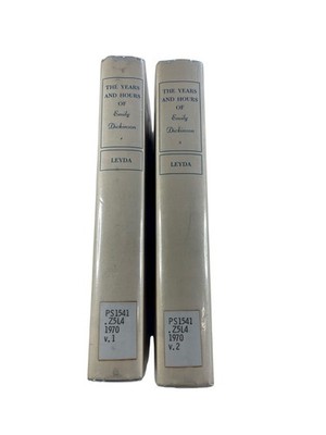 Years & Hours of Emily Dickinson Jay Leyda 1970 2 Vol Set Biography Archon Books