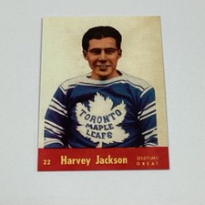 Harvey Jackson 2002-03 Parkhurst (ITG) Reprint NHL Hockey Retro Trading Card